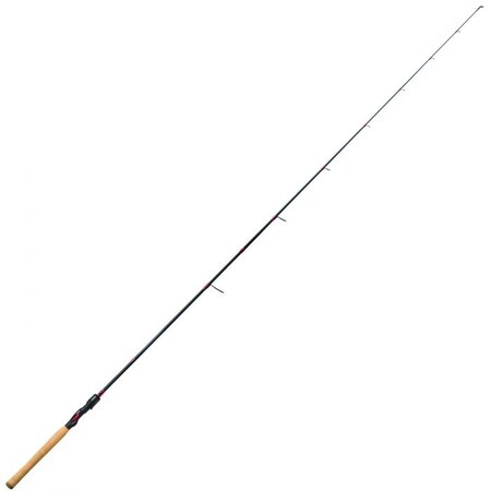 Eagle Claw 25 Series 7' Medium 1 Piece Spinning Rod BlackRed EC1S70MXF1